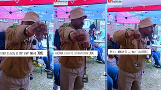 watch warden zungu speak about the dangers of prison 