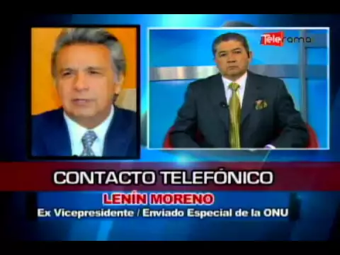 Contacto telefónico Lenín Moreno 