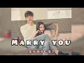 Download Lagu BRUNO MARS -MARRY YOU (LYRICS)  \