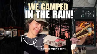 I Went Camping in the RAIN! ⛺️| Family Adventure, Cozy Camping & Our New Zonkoo Tent