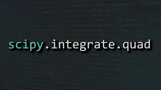 Numerical Integrals in Python