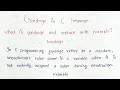 Garbage in C language What is Garbage Value and Explain with Example in C Programming in Hindi