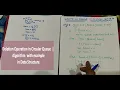 Deletion Operation in Circular Queue Algorithm in Data Structure in Hindi