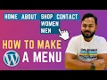 How to Make Menu in WordPress