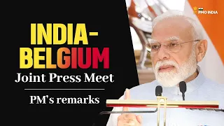 PM Modi, Belgium PM Bart De Wever attend joint press meet at Hyderabad House, New Delhi