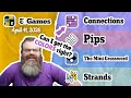 NYT Connections Pips Mini Crossword and Strands April 11 2026