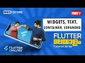 Part 7 Widgets Text Container Expanded Flutter Malayalam Tutorial Series