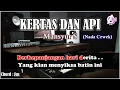 Download Lagu KERTAS DAN API - Mansyur S - Karaoke Dangdut (Nada Cewek) Korg Pa3X Lirik\u0026 Chord