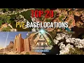 TOP 20 PVE Base Locations Scorched Earth ARK Survival Ascended