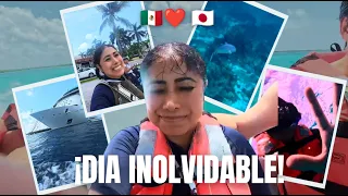 Mis hijos JAPONESES hacen Snorkel por primera vez 🤿🐢 ¡Dia inolvidable en Cozumel!