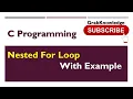 44 nested for loop in C programming Introduction with an Example