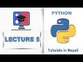 Lecture 5 Python Lists List Manipulation Python tutorials in Nepali