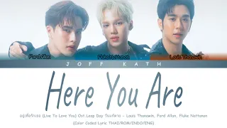louis ford fluke here you are ost leap day series lyric thai rom indo eng