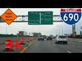 Interstate 690 Syracuse NY westbound 2025 Community Grid Project Update 4K