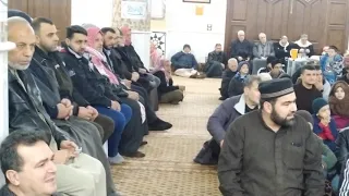 أنشودة يا ساداتي لا تبعدوا مع المنشد عبدالحميدالعلي في مسجد النعسان مع الشيخ أحمد الشواف في حماه 