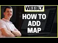 How To Add Map To Weebly