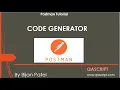 Postman Tutorial - Generate code for API Requests in different languages with Postman Code Generator