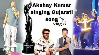 llakshay kumar singing gujarati song filmfare award vlog 2025ll krishnanaya2181 filmfare award 2025