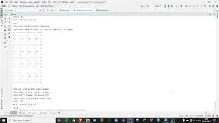 Gameplay 2048 Java