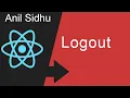 React js project Logout feature