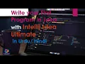 First Program in Java with Intellij Idea in JAVA java Programing for beginners