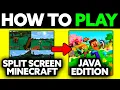How To Play Split Screen Minecraft Java Edition 2025 - Step by Step