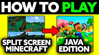 How To Play Split Screen Minecraft Java Edition 2025 - Step by Step
