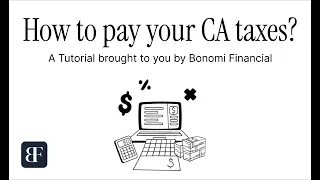 How To Pay Your CA State Taxes Online