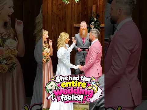 Nobody Expected the Bride to Do THIS at the Altar 🤣👰 #shorts #couples