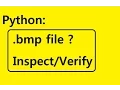 Python Open and Verify its a bmp file