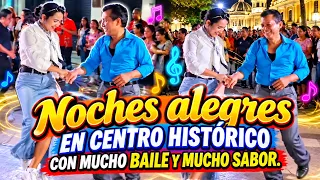 Bailan en centro historico san salvador 