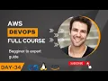 DevOps with AWS Complete Course day-34 DevOps with AWS Tutorials for Beginners DevOps for Fresher