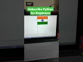 Flag Design using python programming language