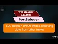 LAB SQL Injection UNION attack Retrieving data from other tables