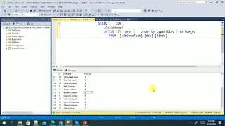 SQL Server NTILE function