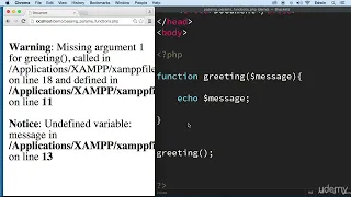 2 Function Parameters CUSTOM FUNCTION - PHP FOR BEGINNERS
