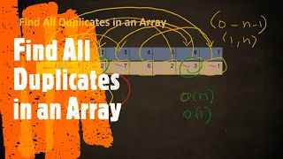 Find All Duplicates in an Array LeetCode 442 Coders Camp