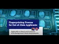 DORA - Division of Professions and Occupations Fingerprinting Process for Out-of-State Applicants