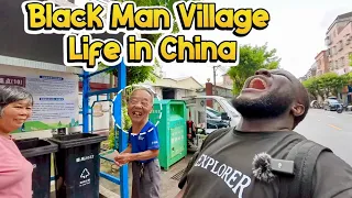 黑人游客探访中国广州的隐秘村庄