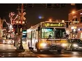 PACE Orion VI 6040 on route 330 crosses the Metra Tracks