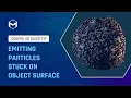157 Emitting Particles Stuck on Object Surface in Cinema 4D