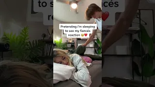 Pretending I M Sleeping To See My Fiancés Reaction 