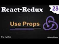 React Redux Tutorial - What are Props