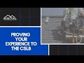 CSLB Approved Alternatives to Document Your Experience for the California Contractor License