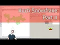 Algorithmic Modeling 2 Koch Snowflake in C Grasshopper