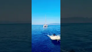 Sailing Ocean rose from Moni Island to Athens #oceansailing #travel #sailing #boat