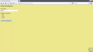 PHP Tutorial 016 Using The CHECKBOX Tag
