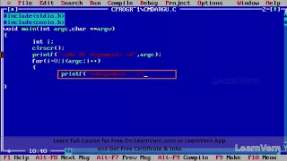 Command Line Argument In C - in Hindi