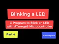 PART 4 - Blinking led using Atmega8 Microcontroller CodevisionAVR and Proteus Analyse code