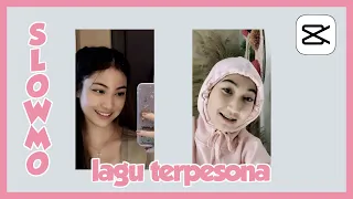 tutorial edit video slow motion lagu terpesona viral tiktok aplikasi capcut